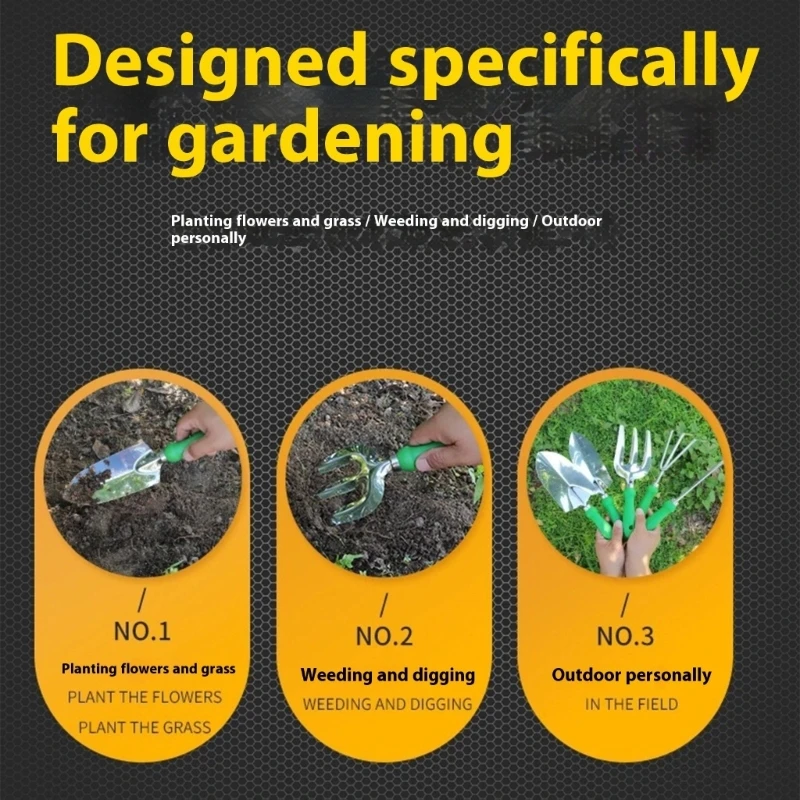 Stainless Steel Shovel Collection Set For Horticulture Activity And Cultivation C7AC