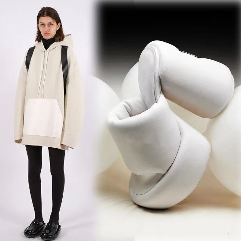 Thick Soled Exposed Toe Hate Sky High Waterproof Platform Metal Wolf Head High Heel Sandals Model Large T-Stage Runway Slippers