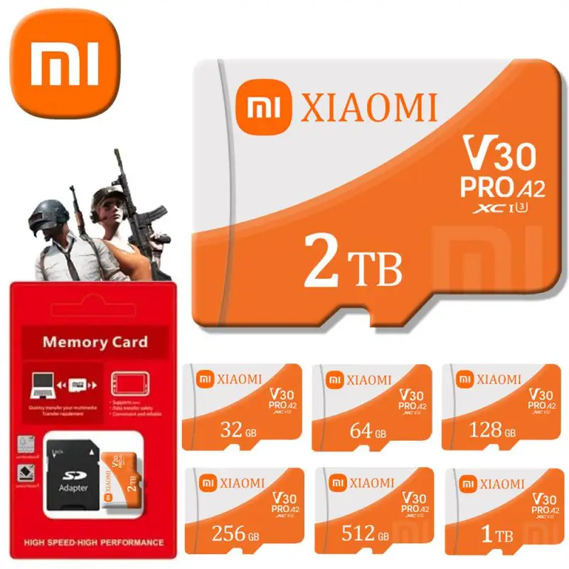 Xiaomi-tarjeta de memoria Micro SD Select, 2TB, 1TB, MicroSDXC, 130 MB/s, Full HD y 4K UHD, 512GB, 256GB, 128GB, almacenamiento expandido para Android