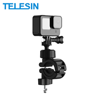 TELESIN Bike Mount Bicycle Motorcycle Handlebar Clip Holder for Gopro Hero 13 12 11 10 9 Insta360 Osmo Action Camera Accessories