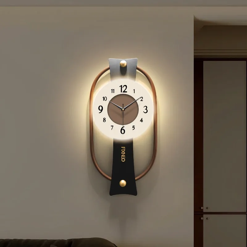 Korean Design Wall Clocks Aesthetic Minimalist Simple Fashion Wall Clocks Creative Luxury Horloge Murale Ornaments Home Decor