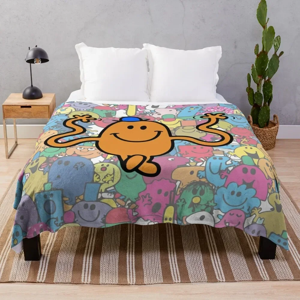 Mr Tickle Throw Blanket Nap Summer Beddings Thin Custom Blankets