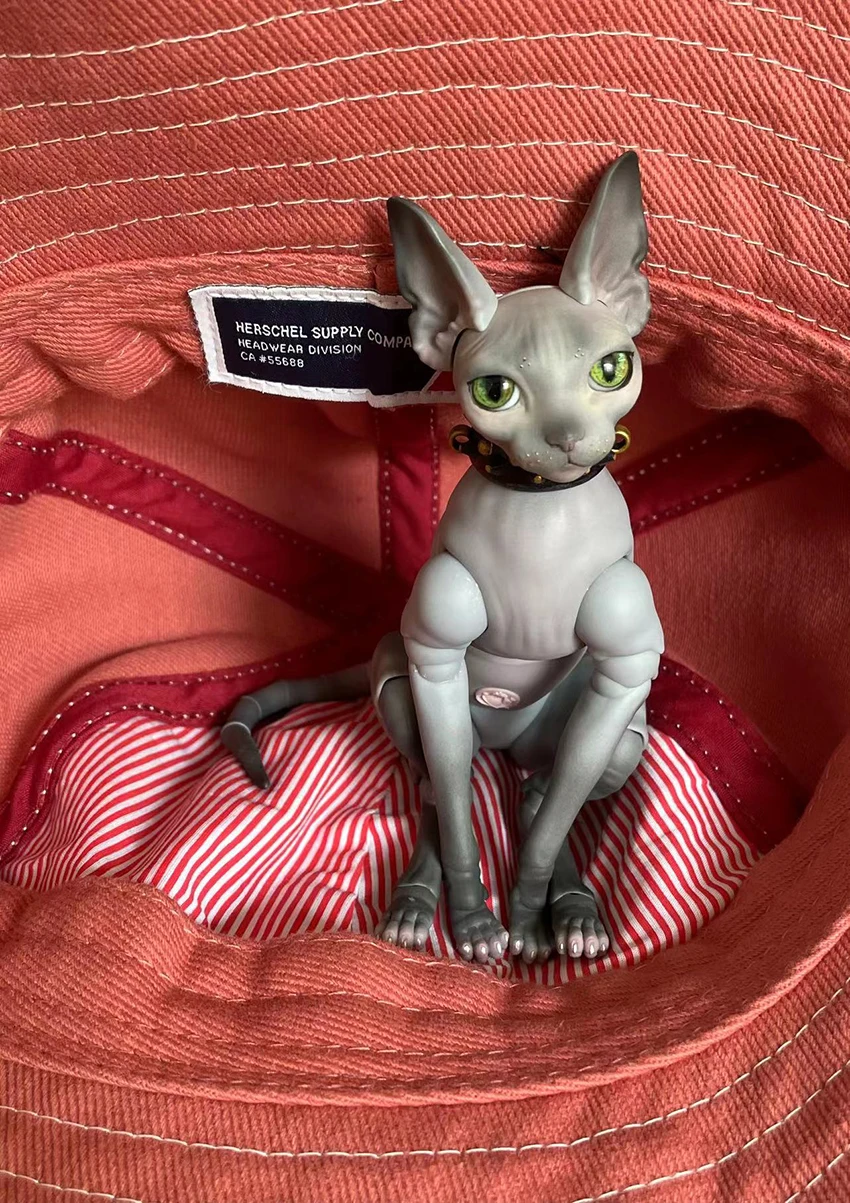 SD Puppe Bjd 1/8 Popovy The SphinxA Geburtstagsgeschenk Hochwertige Gelenkpuppe Spielzeug Geschenk Dolly Model Nude Collection