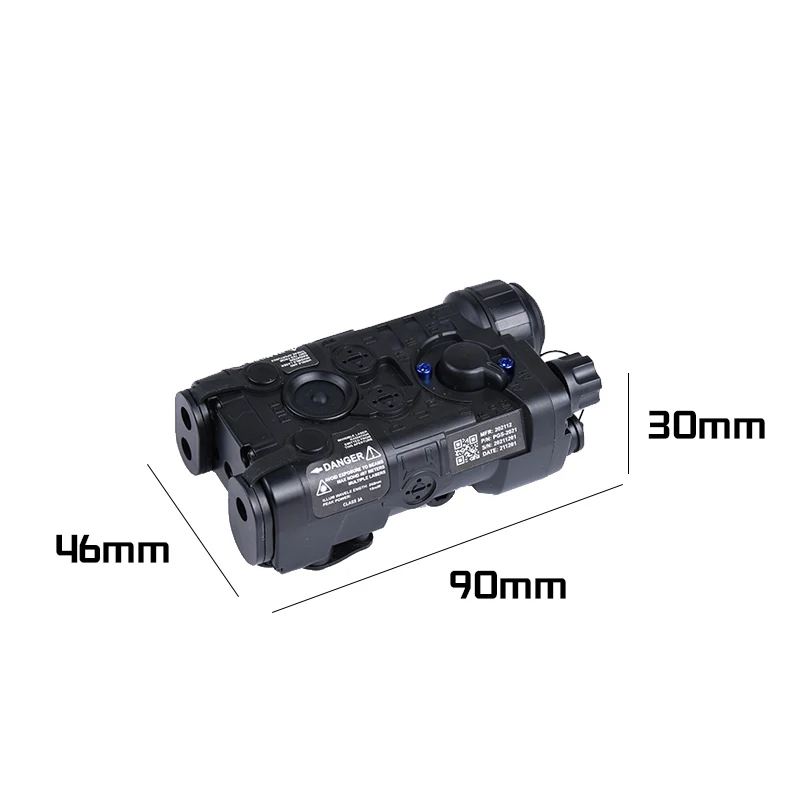 NGAL النايلون مؤشر الليزر مسدس لعبة صندوق الدمية نموذج الزخرفية الادسنس الصيد غير وظيفية محاكاة ل 20 مللي متر Picatinny السكك الحديدية