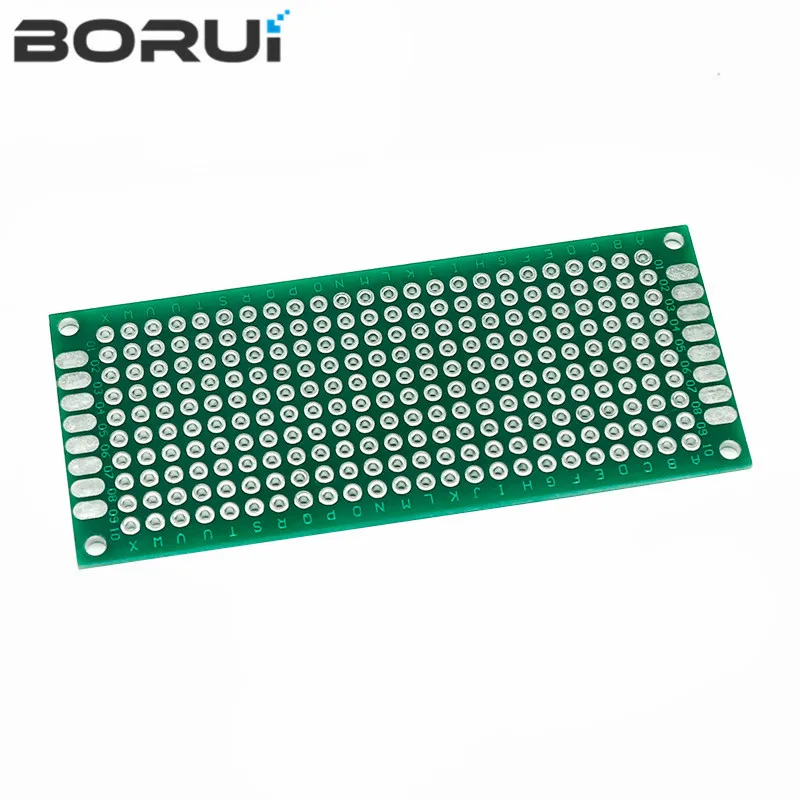 Prototype PCB universel double face, carte de circuit imprimé bricolage, vert, 3x7cm, 1PC