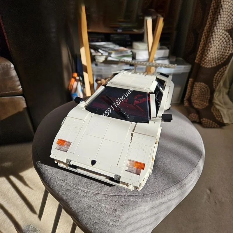 1709pcs MOC Bevestiging De Countach Pictogrammen Model Bouwstenen Kerstcadeaus Bouw Speelgoed Monteren DIY Idee Kinderen Verjaardag