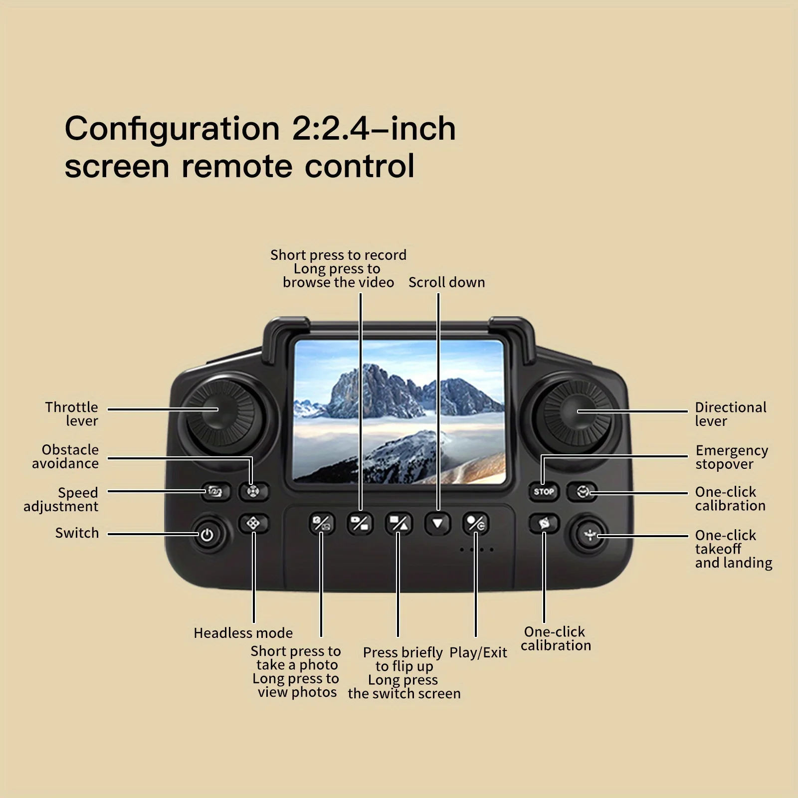 Drone de Viaje Plegable YL3 con Doble Cámara HD Antivibración, Control por Gestos y Posicionamiento por Flujo Óptico S5ff146e2d5914adb98bb5e2d47c80833z