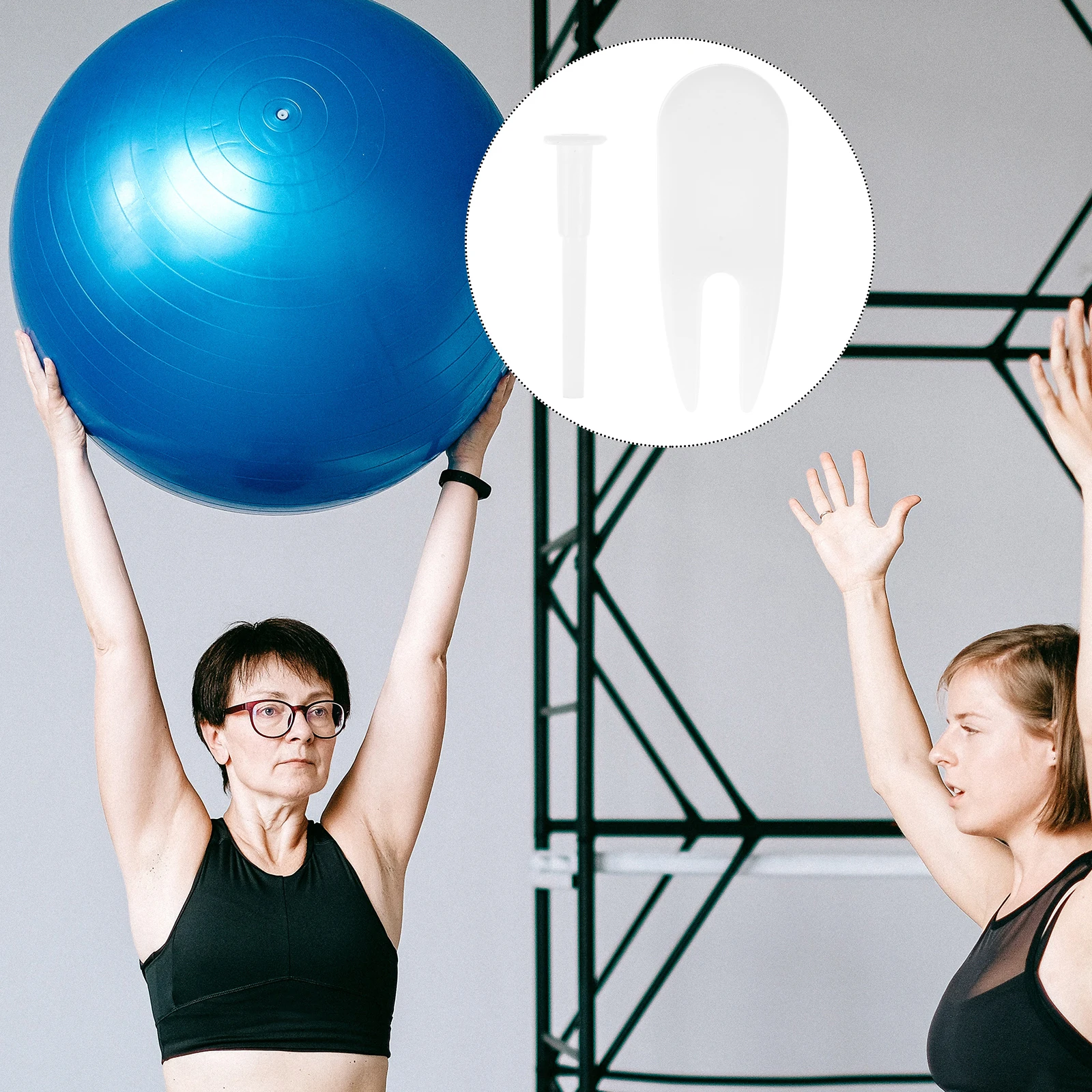 

Exercise Ball Plug Durable Solid PP Pin Accessories for Yoga Fitness Balloon Repair Kit Replacements Stopper Puller