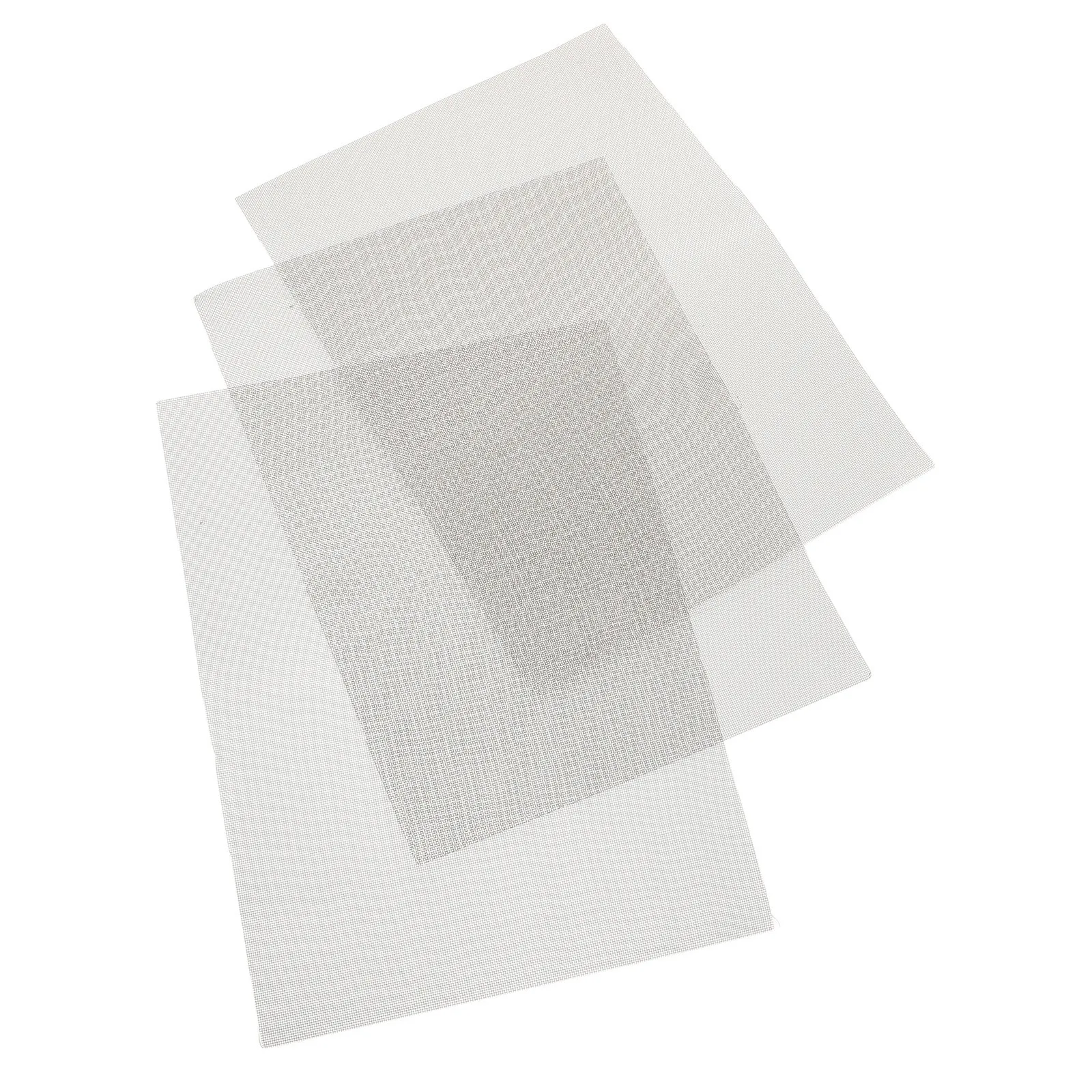 

3Pcs Plastic Welding Mesh Stainless Steel Bumper Repair Strong Durable Easy Cut Shape Car Maintenance Mesh Screen