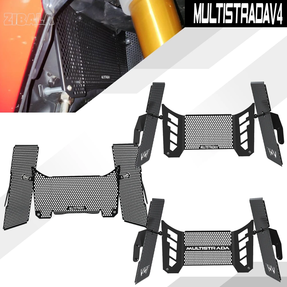 

MultistradaV4 Pikes Peak Motorcycle Accessories Radiator Oil Cooler Guard Set FOR Ducati Multistrada V4 S V4S Sport 2021-2026