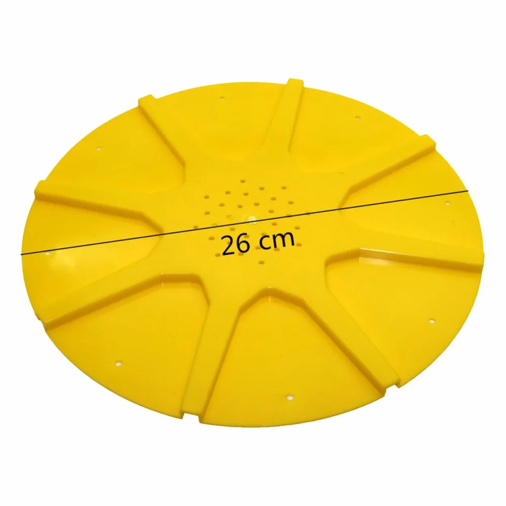 1 Pc Yellow Large Disc Beehive Door Beekeeper Equipment Flight Control Beehive Plastic Anti-escape Outdoor Beekeeping Equipment