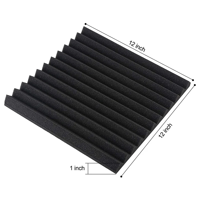 60 Pcs Sound Insulation Board Sound Insulation Studio Foam,For Wall Sound Insulation Board,for Home Studio,2.5X 30X 30Cm