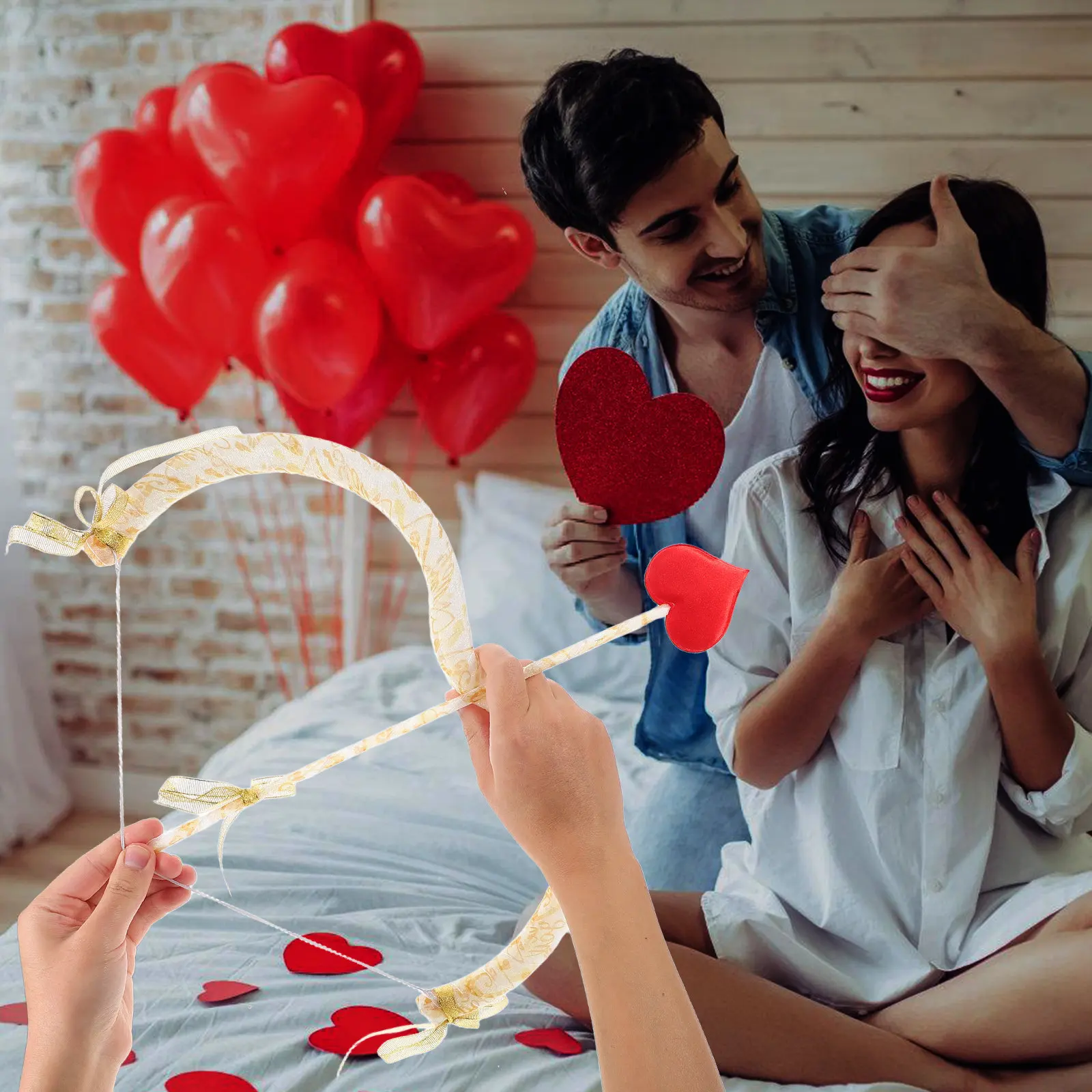 

Romantic Cupid's Arrow Prop for Valentine's Day Perfect for Couples Costume Parties Stage Shows Masquerades and Festive