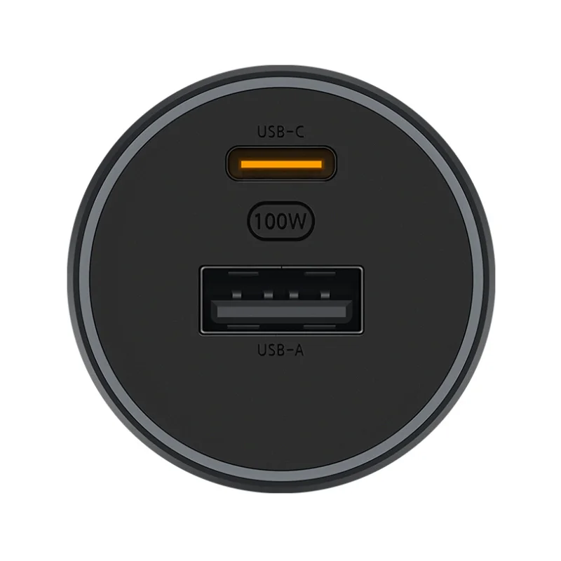 Xiaomi Car Charger 100W Dual USB Fast Charging QC quick Charger Adapter For iPhone Samsung Huawei Xiaomi 10 Smartphone