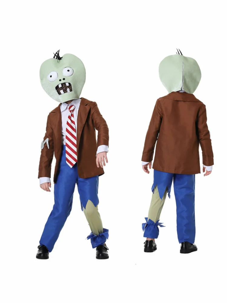 

Halloween Plant Zombie Sprained Zombie Role-playing Costume Adult Children's Elastic Fiber High Content Stage Costume