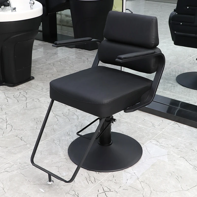 Peluquería, silla de celebridad de Internet, elevador hacia abajo, salón de peluquería, taburete simple moderno especial, corte de pelo, permanente y teñido, silla de peluquero