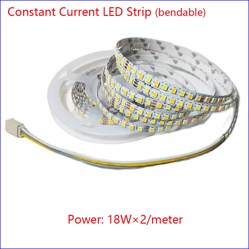 Highlight (3 solder joints) 7MM-180D-5B9C×2 3Colors LED Strip AC220V 200-280mA Work With LED Driver be used in chandeliers