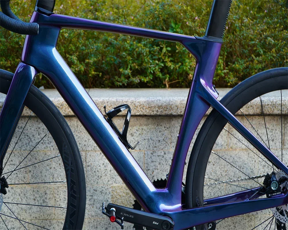 تويتر الهولوغرام اللون R10pro RS-22S النفط مكبح قرصي كامل المخفية كابل داخلي T800 كامل ألياف الكربون الطريق Bike700 * 25C عجلة الكربون #3