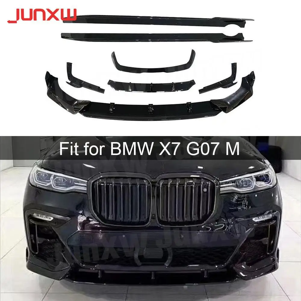 

Carbon Fiber Gloss Black Front Lip Rear Diffuser Spoiler Side Skirt for BMW X7 G07 M Sport 2019-2021 ABS Car Body Kits