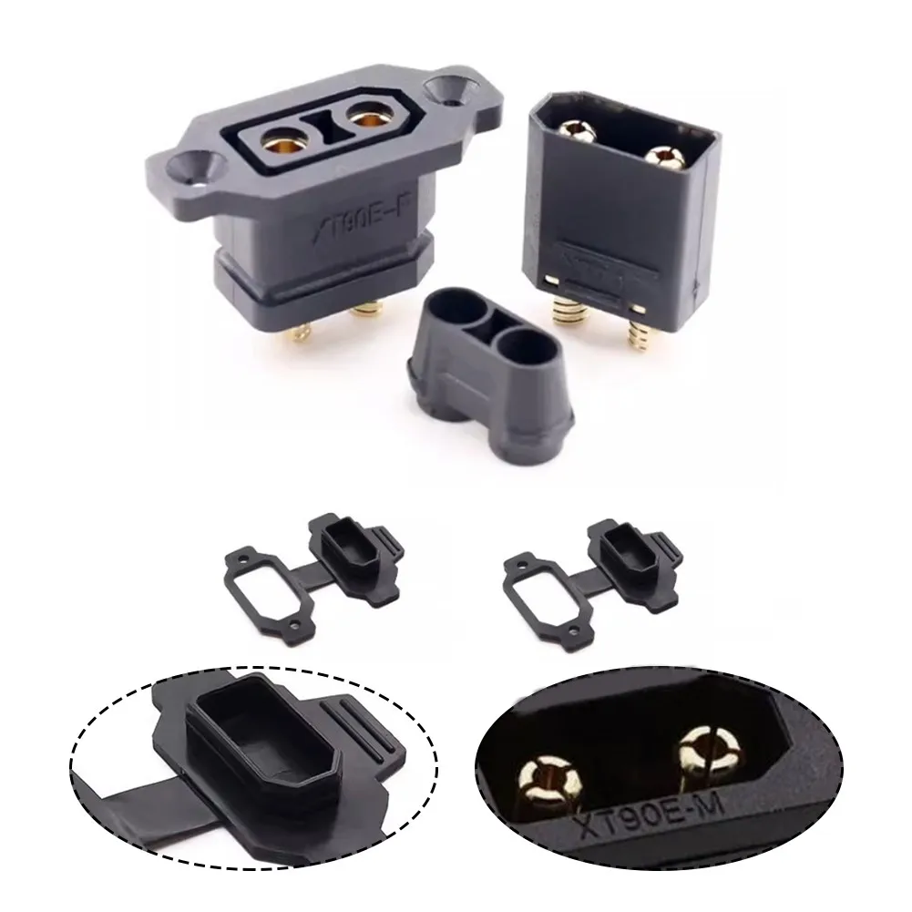 Sturdy and Reliable XT90E Lithium Battery Charging Port Plug Fixed Base Electric Vehicle Connector Excellent Performance