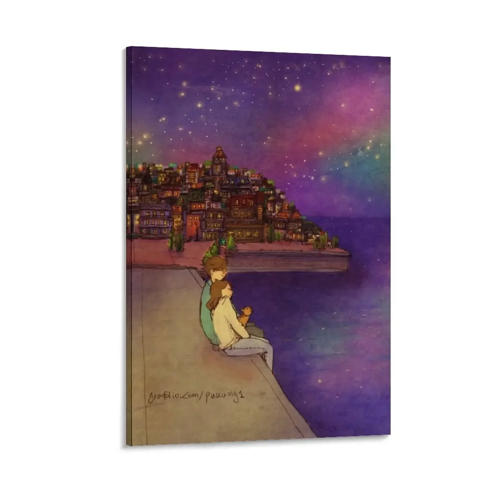 

Little Moment #176 Canvas Painting Wall decoration frame decorative pictures for living room Home decoration