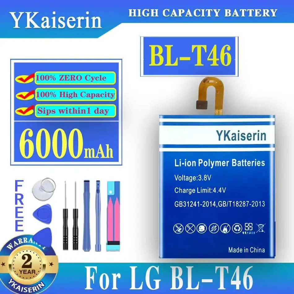 

Battery For LG LGIP-570A KC550 G8S ThinQ LM-G810 Zero H650 Q70 Stylo 6 G9 Velvet 5G V60 ThinQ G PAD X 8.3 K510 F2 8.0 K22