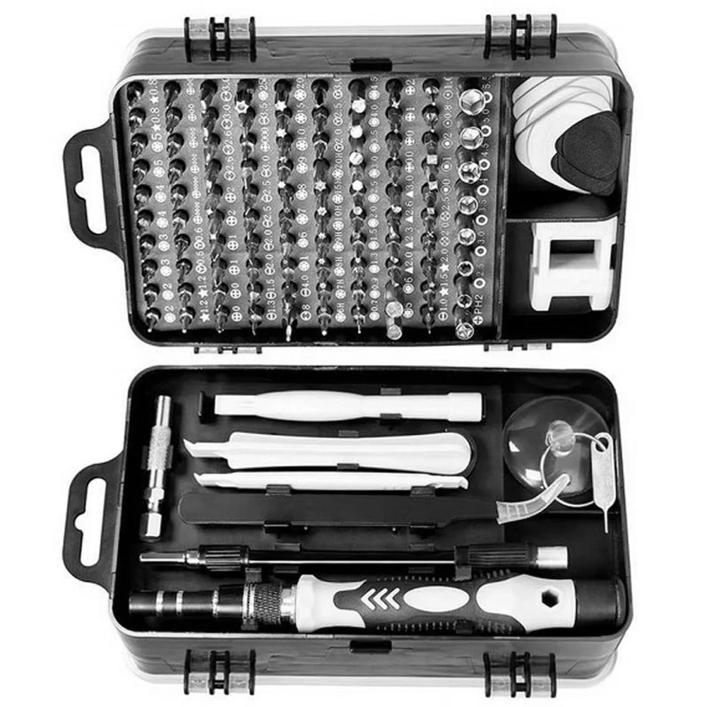 

Набор отверток 115 в 1, многофункциональный ручной инструмент для ремонта часов и телефона