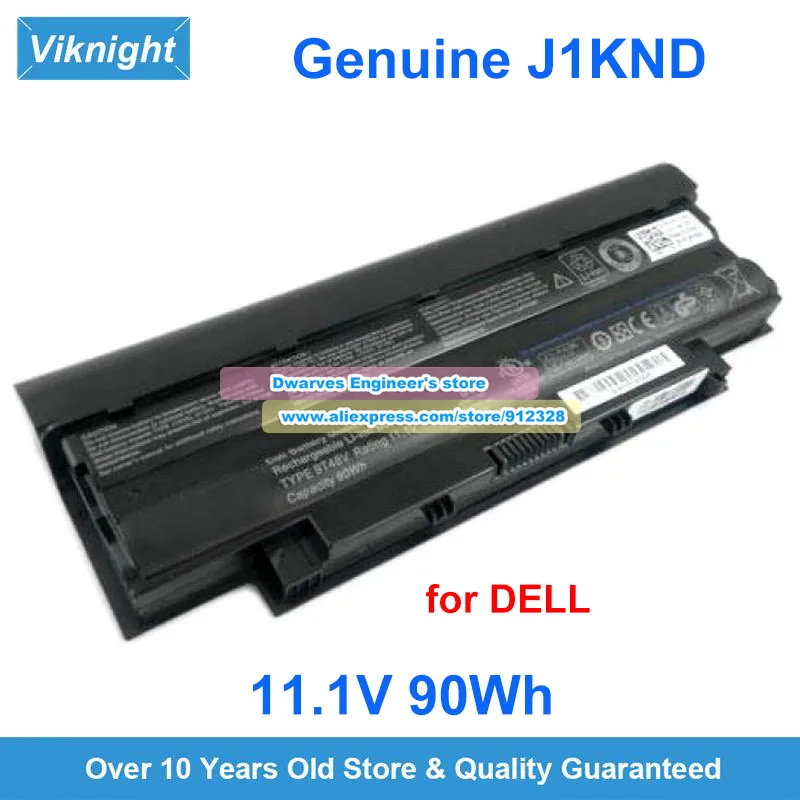 Genuine J1KND J4XDH Battery 11.1V 90Wh for Dell Inspiron 13R 14R 15R 17R N7010 M5010 N4010 Vostro 2420 2520 3450 3550 3750 N5010