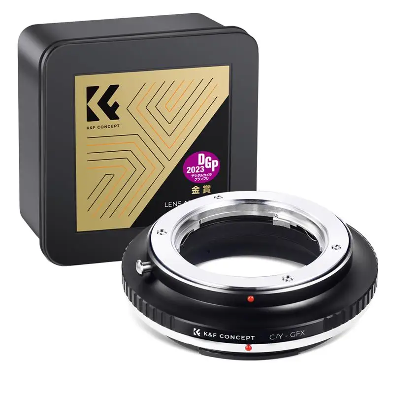 

K&F Concept Lens Mount Adapter for Contax/Yashica CY SLR Lenses to Fuji GFX Camera Fujifilm GFX 50S GFX 50R GFX 100 GFX 100S