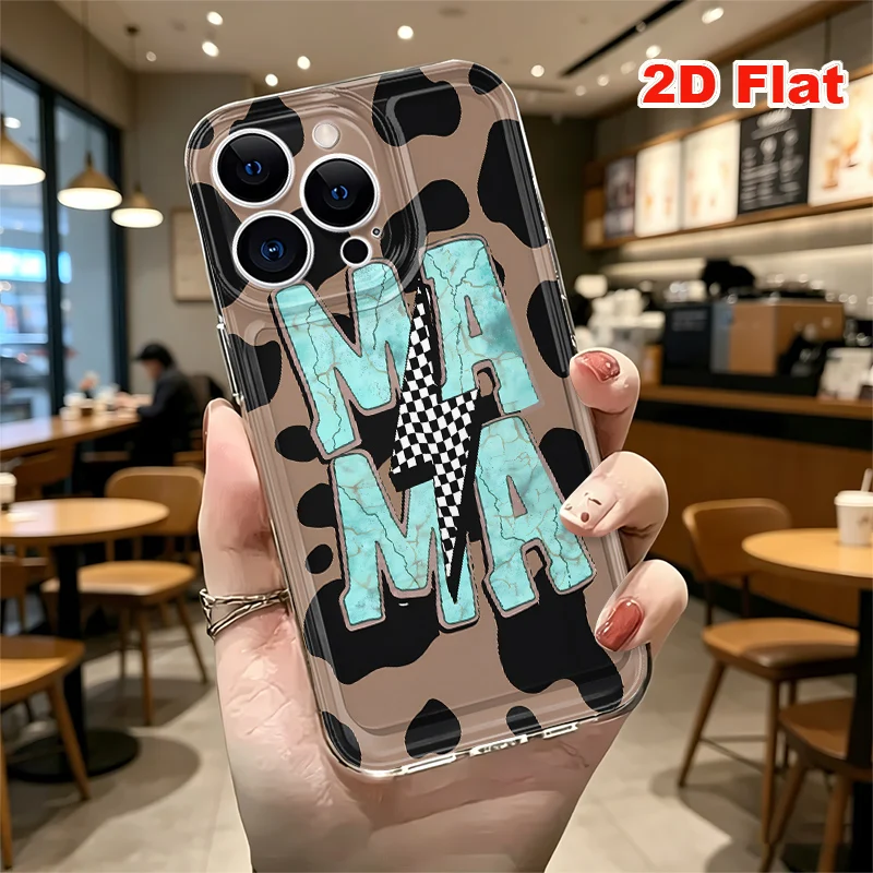 2D Flat Soft Silicone Phone Case For iPhone 17 Pro Max 16 18 Pro 13 11 15 14 Plus 12 17 16E 17Promax Shockproof Transparent Funda Cover