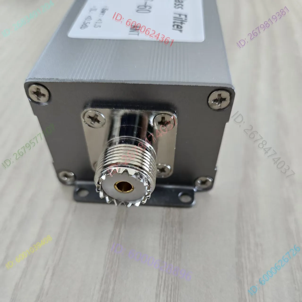LPF-40M-5WM مرشح تمرير منخفض M أنثى 5 واط 40 ميجا هرتز