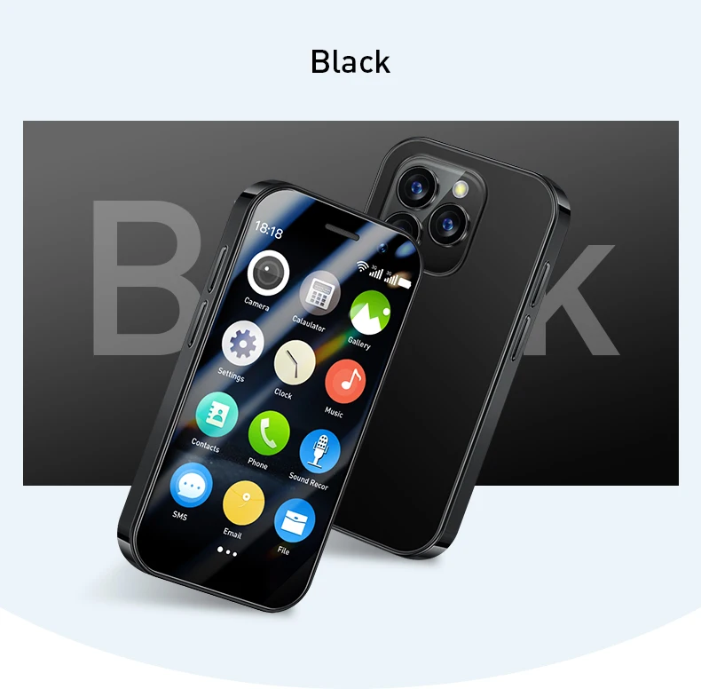SOYES XS17 Pro 3G Smartphone 3.0inch MTK Quad Core 2GB RAM 16GB ROM Dual SIM 5MP 1950mAh Android Mini Cellphone Face Recognition