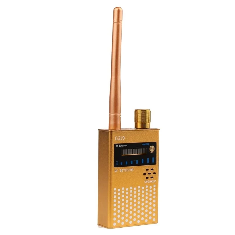 G319 Wireless RF Signal Detector Spy-Camera GSM Audio Bug Finder GPS Signal Lens Tracker Detect 1MHz-6.5GHz Professional Scanner