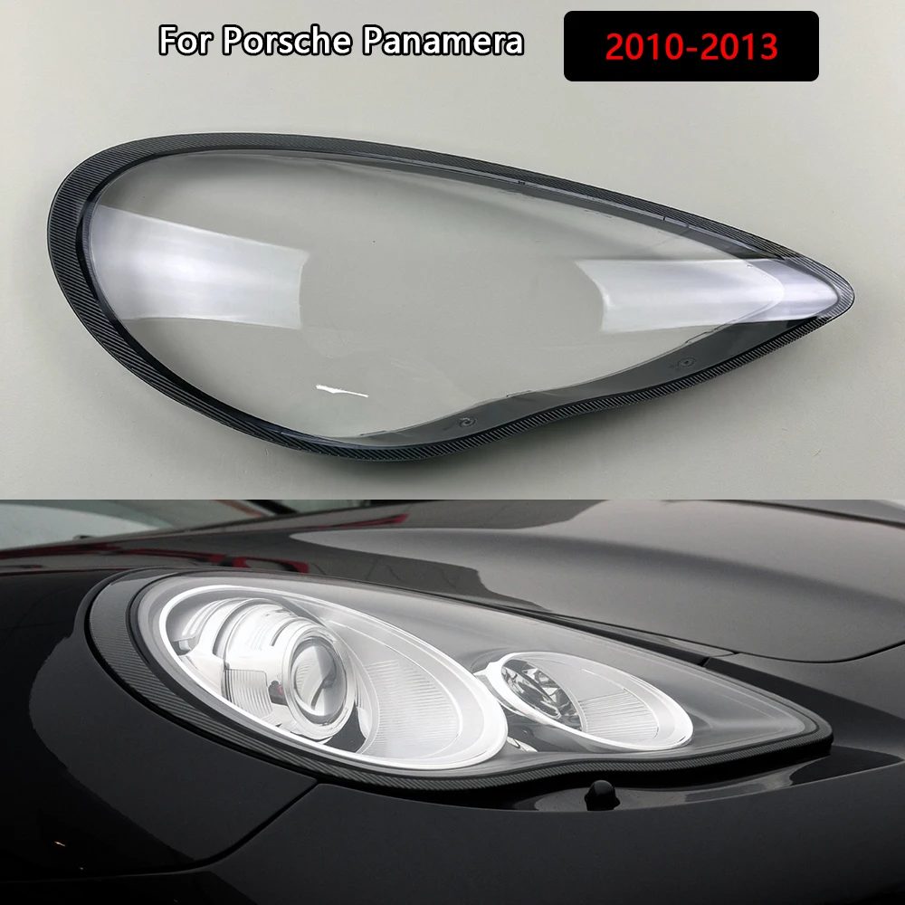 

Car Accessories Headlight Shell Lamp Shade For Porsche Panamera 2010-2013 Lens Transparent Headlamp Cover Plexiglass