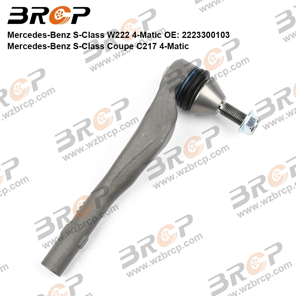 

BRCP One Piece Front Axle Outer Steering Tie Rod Ends For Mercedes Benz S Class W222 C217 4-Matic A2223300103 A2223300203