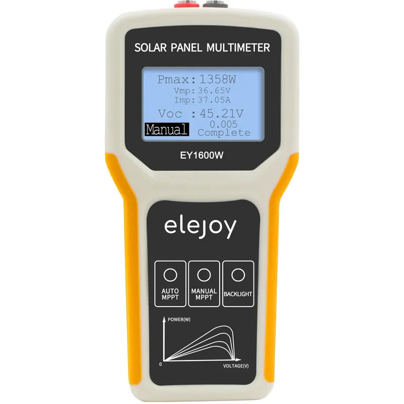 

Elejoy Photovoltaic Panel Multimeter Ey1600w Solar Panel MPPT Photovoltaic Module Power Tester