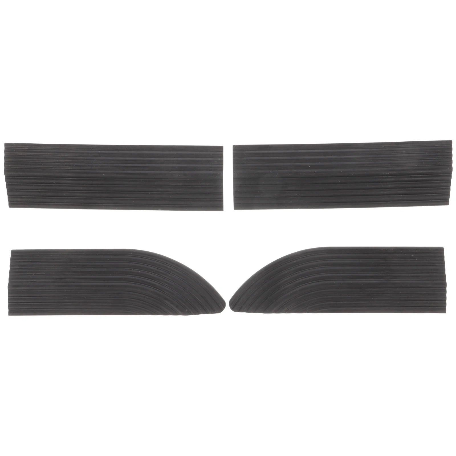 4Pcs Rubber Threshold Ramp Entry Rubber Ramp Household Slope Ramp for Sweeping Robot sweeping robot ramp