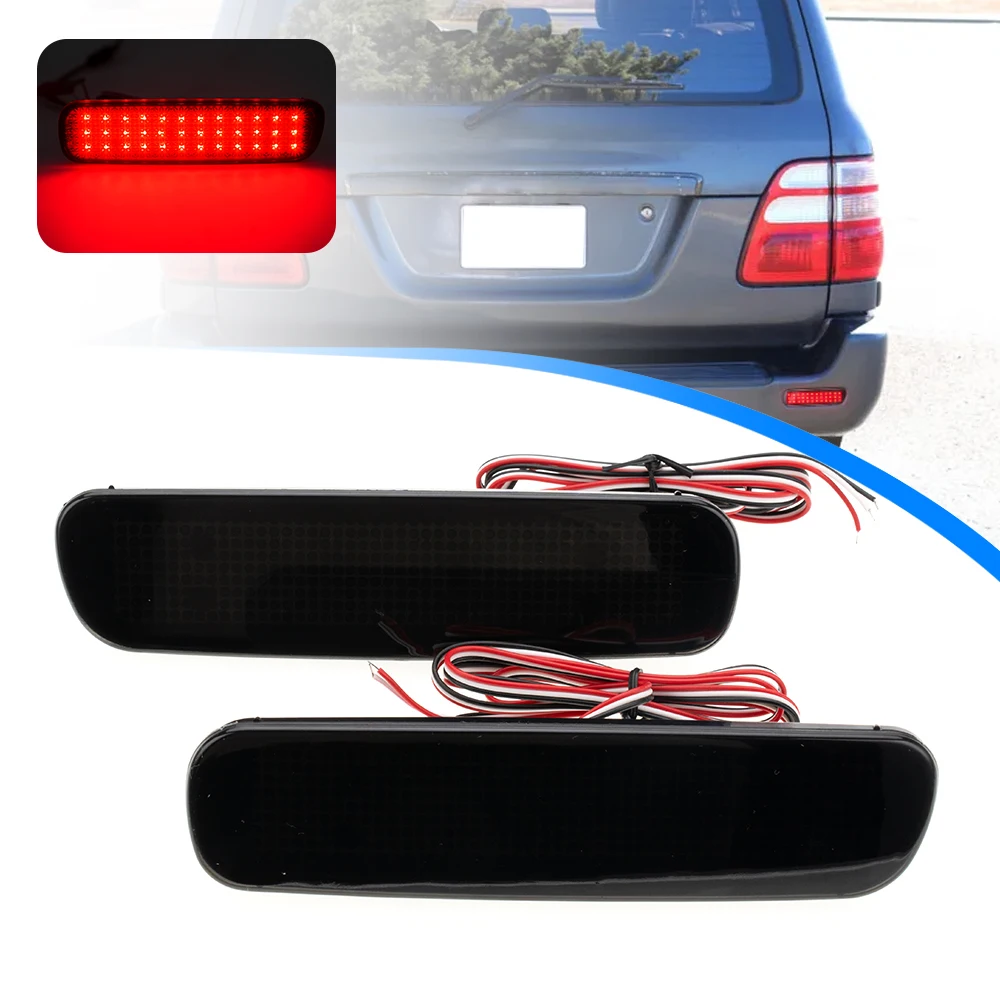 

2PCS LED rear bumper reflecter stop Light For Toyota Land Cruiser J100 Lexus LX 470 rear stop light brake light