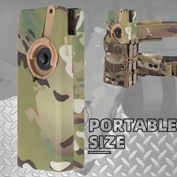 Tactial BB Speed Loader,1000 Round Large Cacpacity Hand Crank M4 Mag 6mm Airsoft Loader with Sound Dampening Silicone Pad