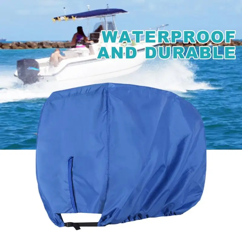 

Waterproof Durable Vented Outboard Motor-Boat Engine Protective Cover Dust Cover High Quality Waterproof Oxford Boat Engine Hood