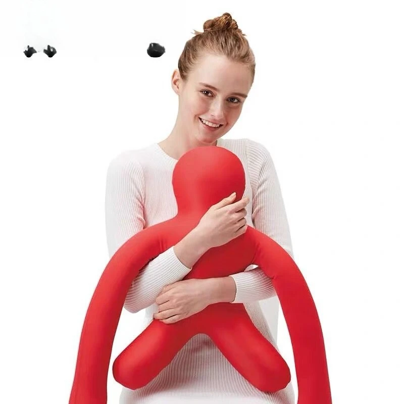 Cute humanoid doll, office cushion sleeping hug, light luxury