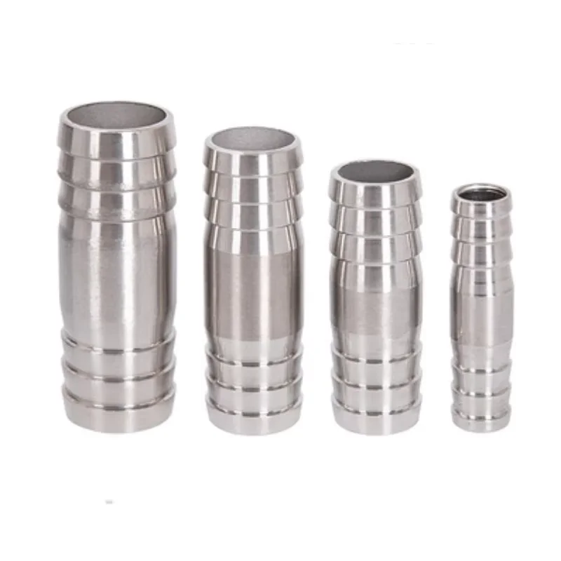 

6mm 8mm 10mm 12mm 13mm 14mm 15mm 16mm 17mm 18mm 19mm 20mm Hose Barb Straight Two Way 304 Stainless Steel Pipe Fitting Connector