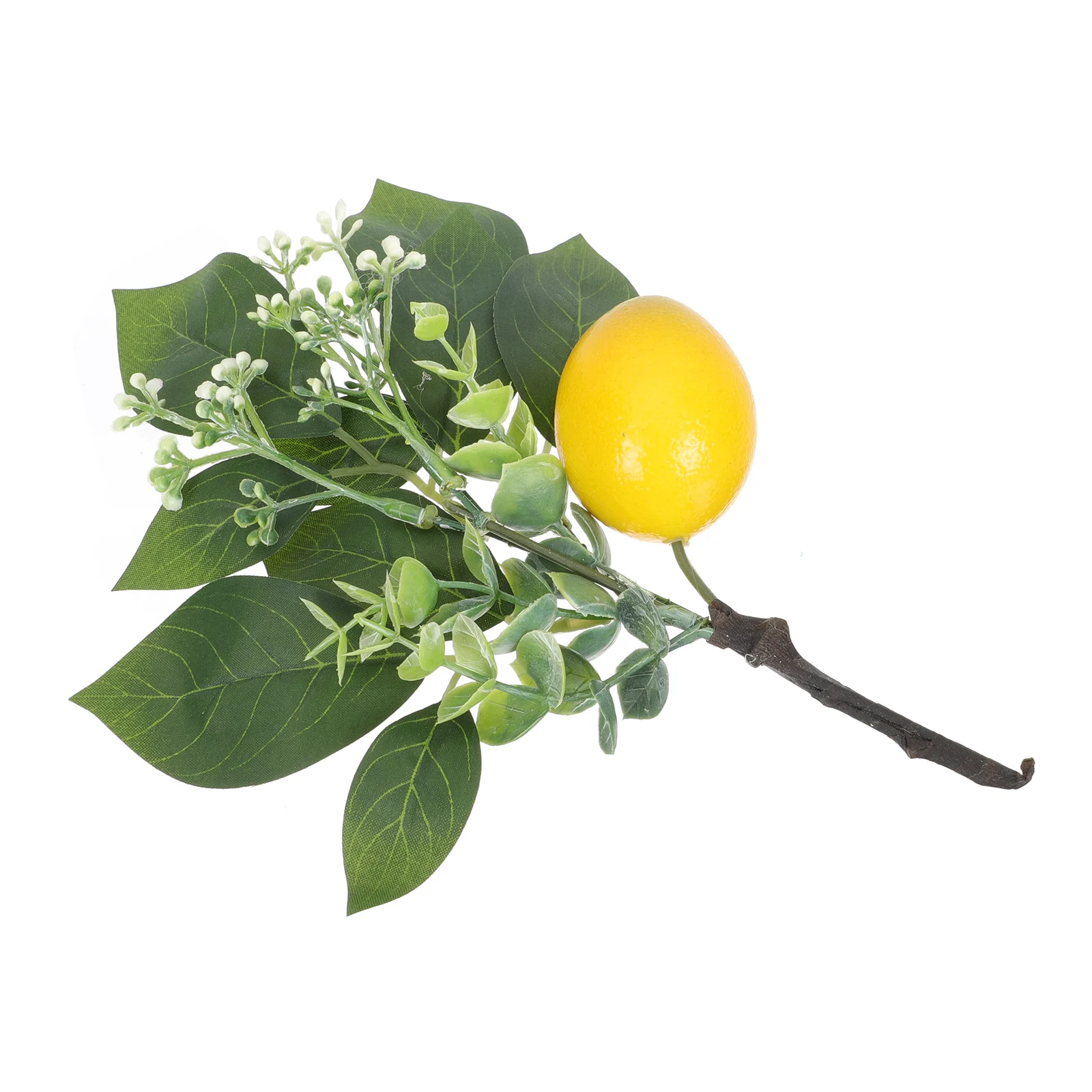 

Simulated Lemon Decor Artificial Plants Durable Plastic Indoor Flower Arrangement Vase Decor Branch Bright Color Environmental