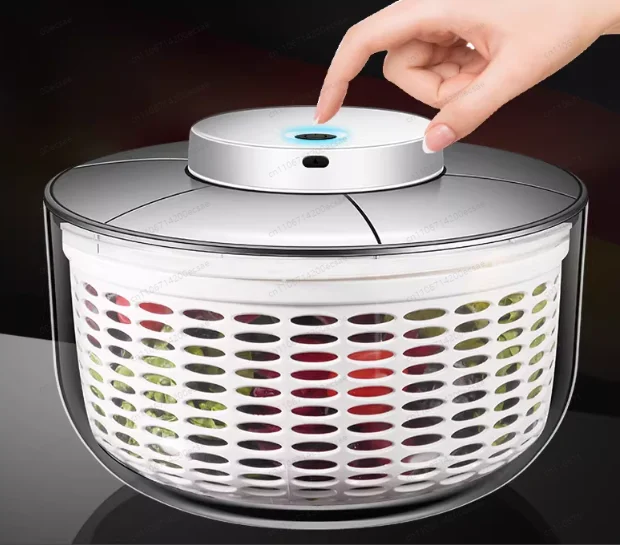 

Электрическая сушилка для фруктов и овощей, корзина для слива воды, кухонная бытовая миска для мытья овощей