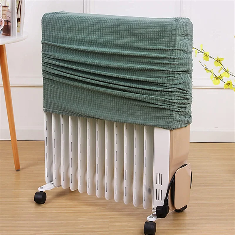 New Radiator Dust Cover Household Oil Tin Dust Cover Heater Dust Cover Fabric Electric Heating Dust Cover Home Storage Cleaning