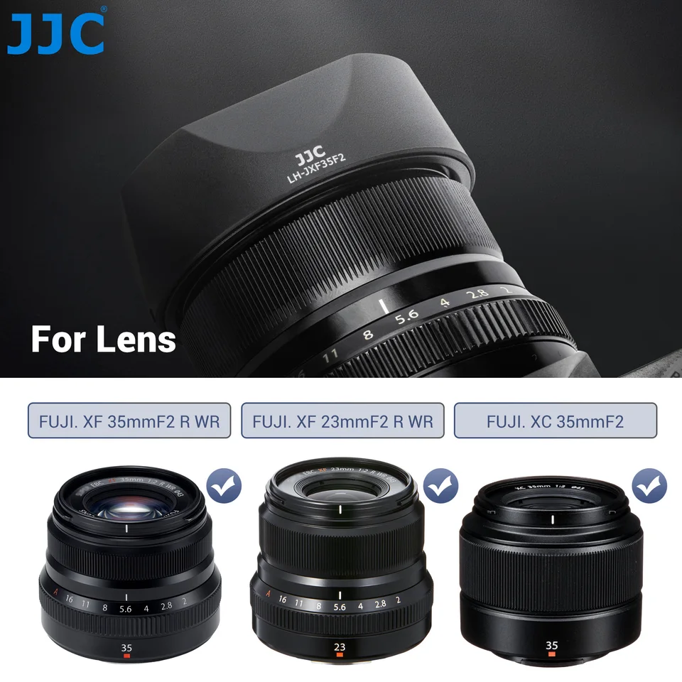 【専用】FUJIFILM XF35mmF2 R WRレンズ フード3種付 JJC レンズフード 富士フイルム XF35mmF2 R WR 対応