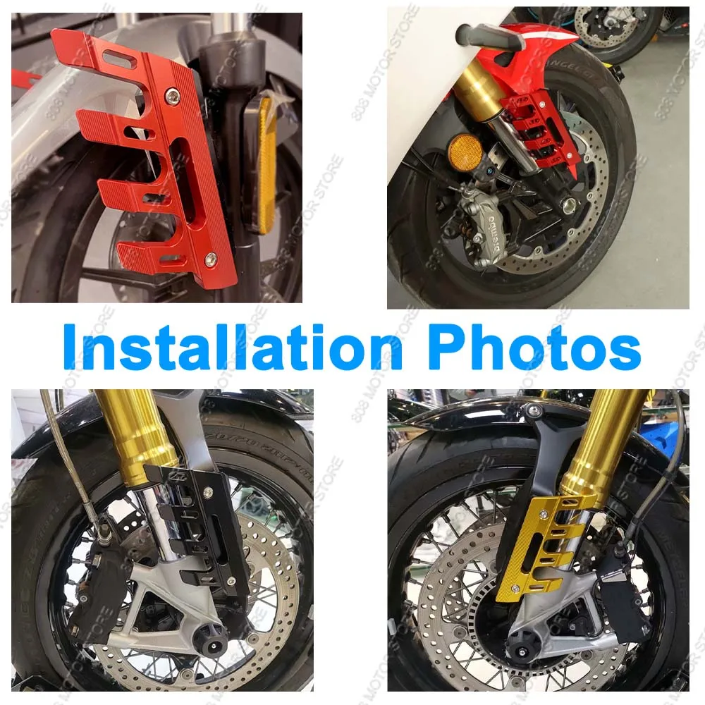 For Macbor Montana XR1 125 125EVO XR5 510 500 Motorcycle Front Fender Cover Protector Front Shock Absorber Decorative Cover - view 6