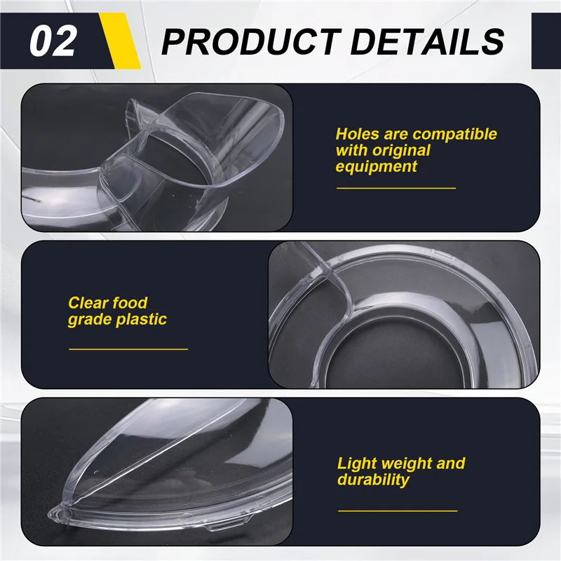 

FORC-Pouring Shield For Kitchenaid 5.5 Quart, 6, 7, 8 Qt Stainless Steel Bowl-Lift Stand Mixer Accessories Splash Guard
