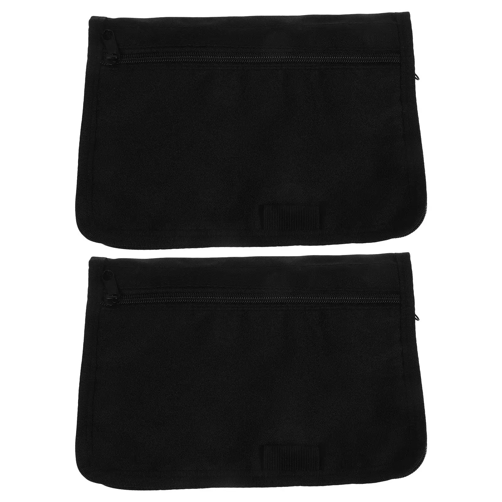 2Pcs Car Document Holder Oxford Cloth Organizer Pouch Car Registration and Insurance Holder Glove Compartment File Case Vehicle
