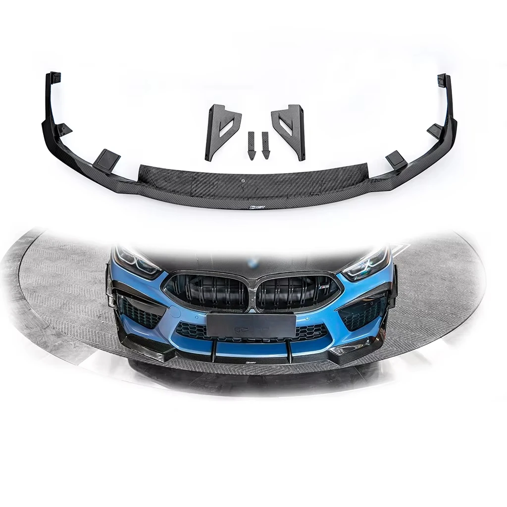 Whole Set Dry Carbon Fiber CMST Body Kit for 2018-2022  M8 Front Lip/Rear Diffuser/Side Skirt/Tuyere/Spoiler/Hood Upgrade